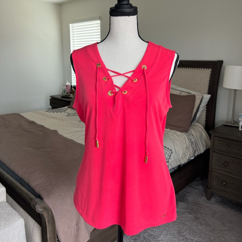 Calvin Klein  Hot Pink Shirt / Size M